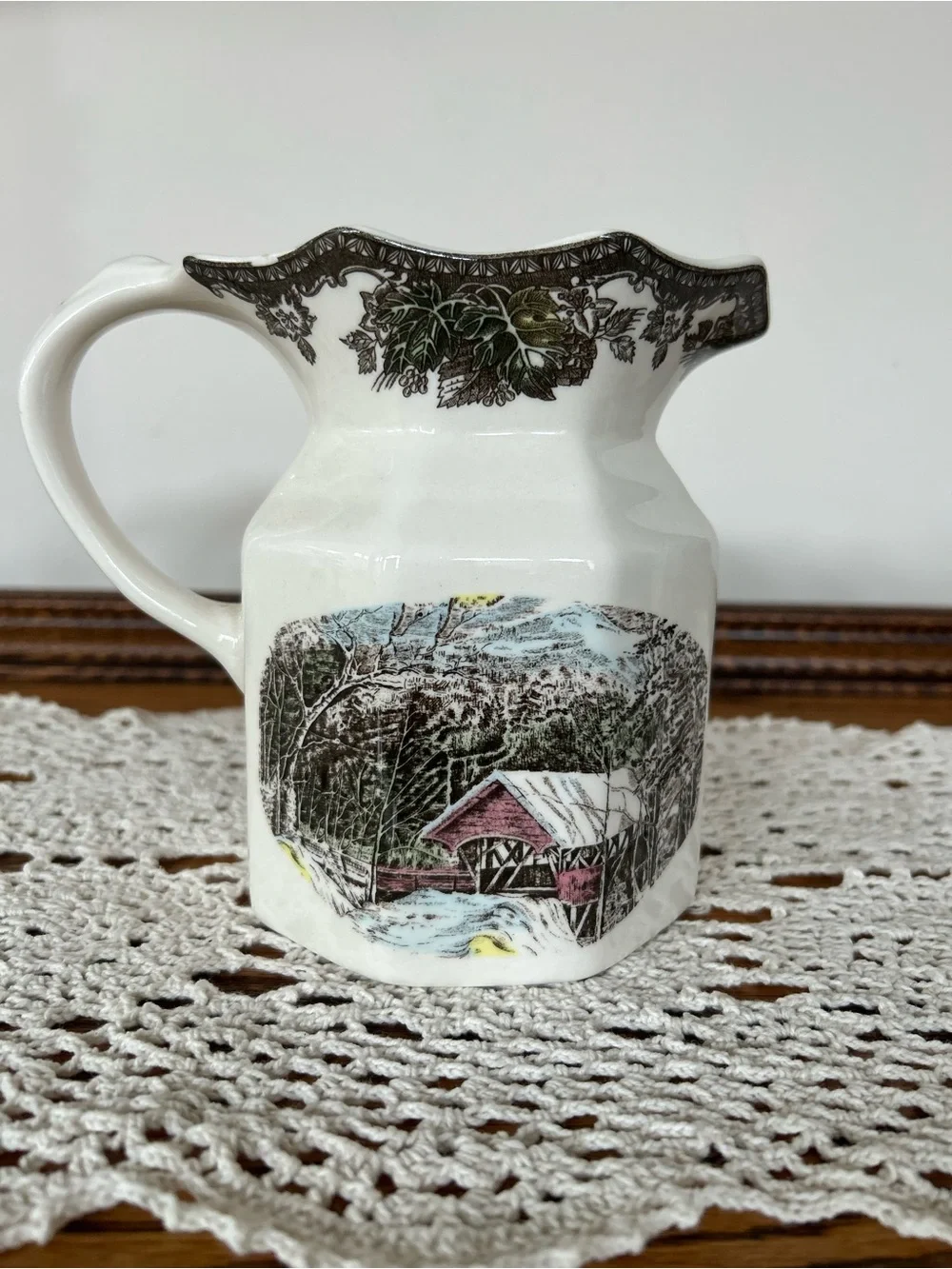 Vintage Johnson Brothers Beverage Pitcher “The Friendly Village” Collection EUC